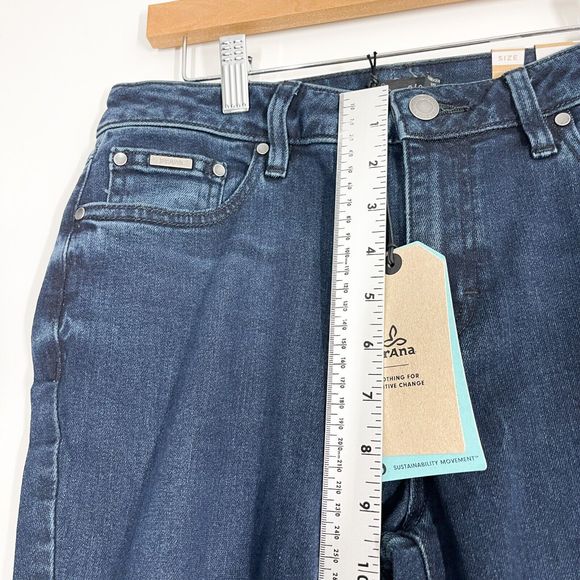 Prana Sienna Skinny Jeans Women Dark Wash Mid Rise Classic Denim Blue Size 8 NWT - Picture 7 of 12